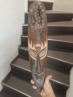 Geschnitzte Holz Maske