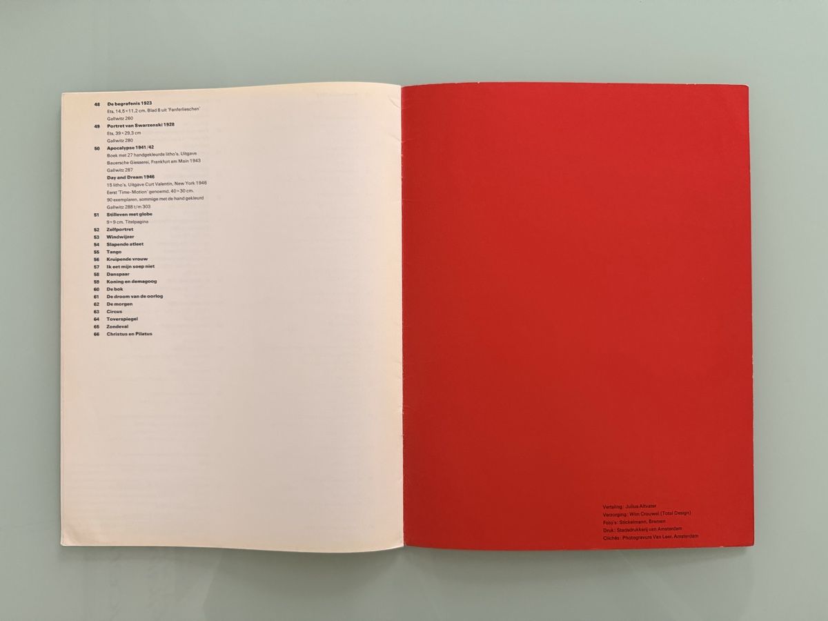 Libri: Max Beckmann Stedelijk Crouwel – Usato da Renens VD venduto da ale_q6bz 4
