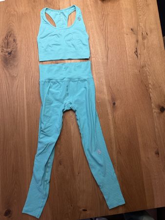 Oceans Apart Sport BH Leggings Set Tuerkis XS neuwertig