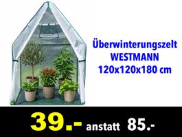 🔴  Überwinterungszelt WESTMANN 120x120x180 cm /482B