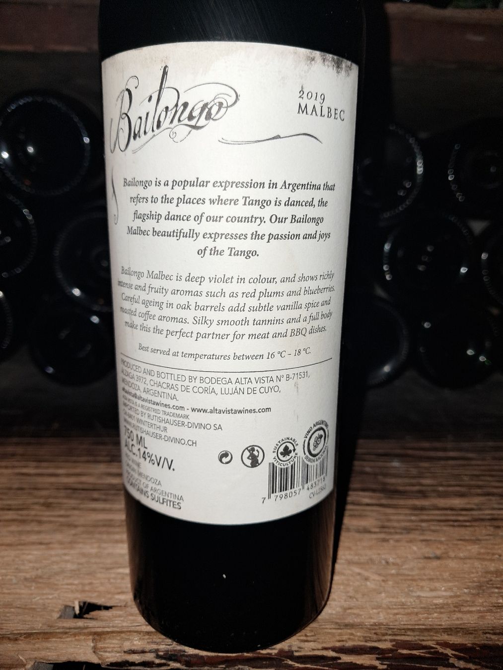 Wein: Bailongo Malbec 2019 – Neu und originalverpackt aus Le locle von juliensaran 3