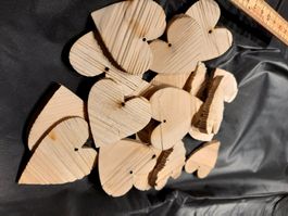 Deko Holz Herzen 20 Stk.