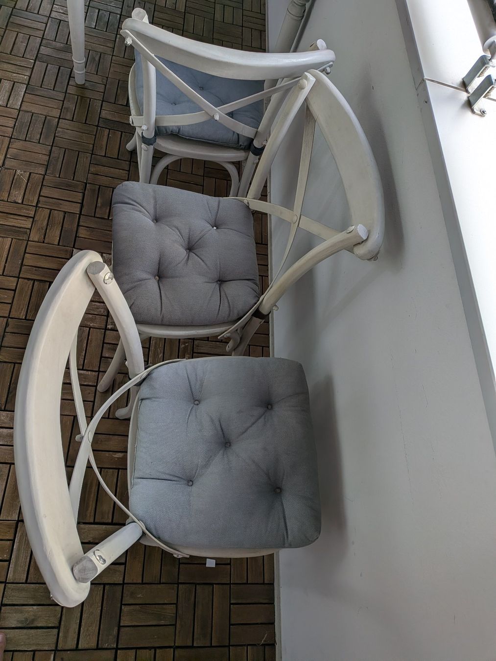 Set di tavolo e panche: Shabby-Chic-Stil Tisch &Stühle – Usato da Zug venduto da Alica 2