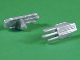 Lego 16x Klaue mit Klinge (88811)silber light grey