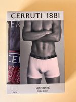 Boxers Herren, CERRUTI 1881, Grösse S, 2 Stk. Rot/Dunkelblau