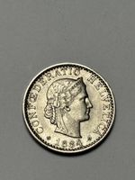 Pièce de monnaie 20 Rappen 1884 - TOP