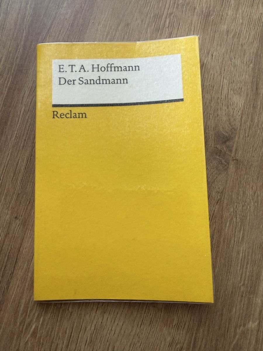 Libri: Der Sandmann, E.T.A. Hoffmann, Reclam – Usato da Hasle LU venduto da Urssa2