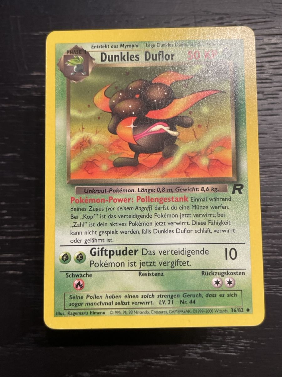 Pokémon Sammelbilder & Trading cards: Pokemon Dunkles Duflor 36/82 rocket vintage – Gebraucht aus Hugelshofen von Suimosa