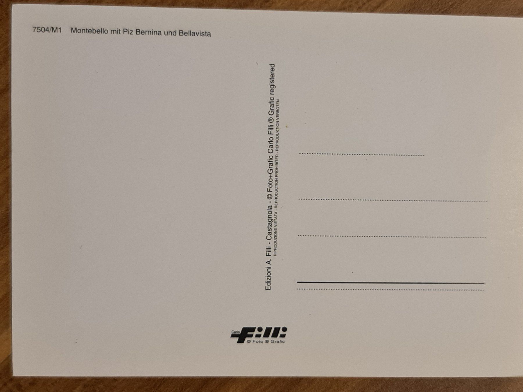 Cartoline postali: Ansichtskarte Engadin – Usato da Dintikon venduto da Vexi 1