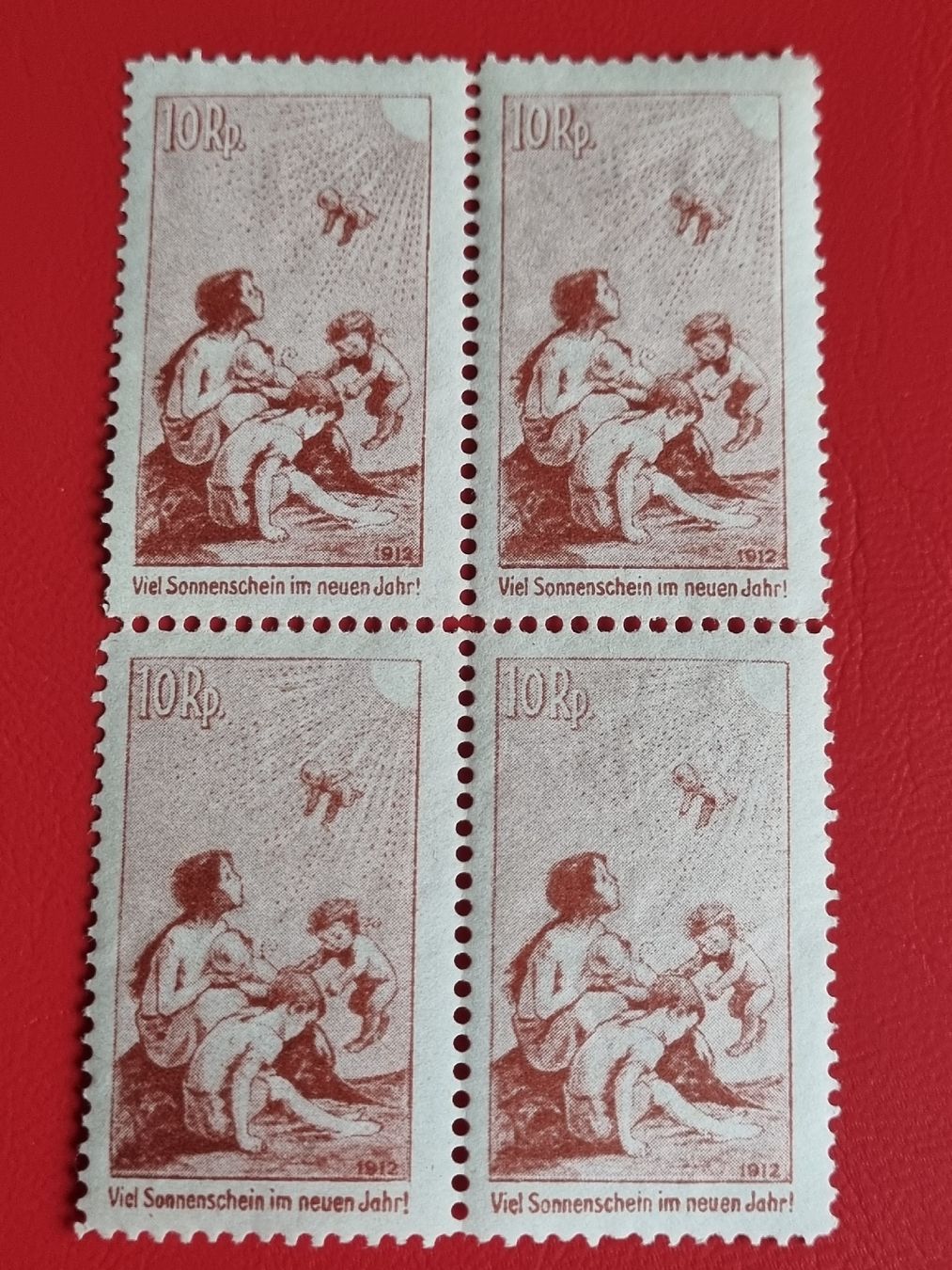 Tutti i francobolli: PJ - VORLÄUFER ALS 4er BLOCK - POSTFRISCH JAHR 1912 – Nuovo (secondo la descrizione) da Heimenschwand venduto da rog_p7h9