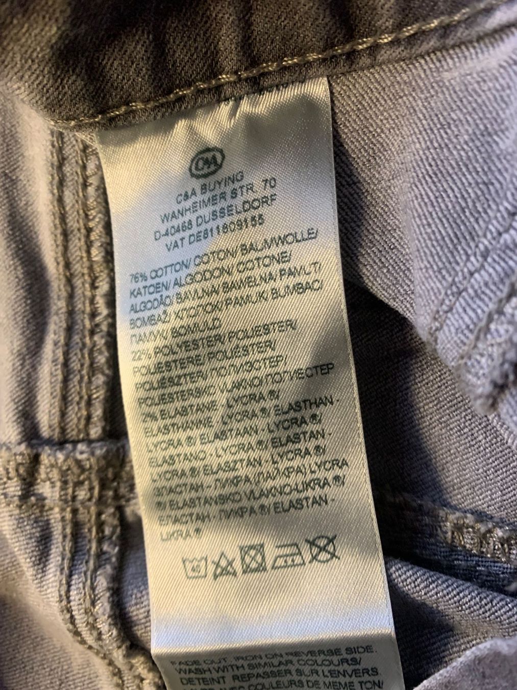 Jeans: Skinny Jeans, Gr. 38, grau – D'occasion à Galgenen par Waldliesel 5
