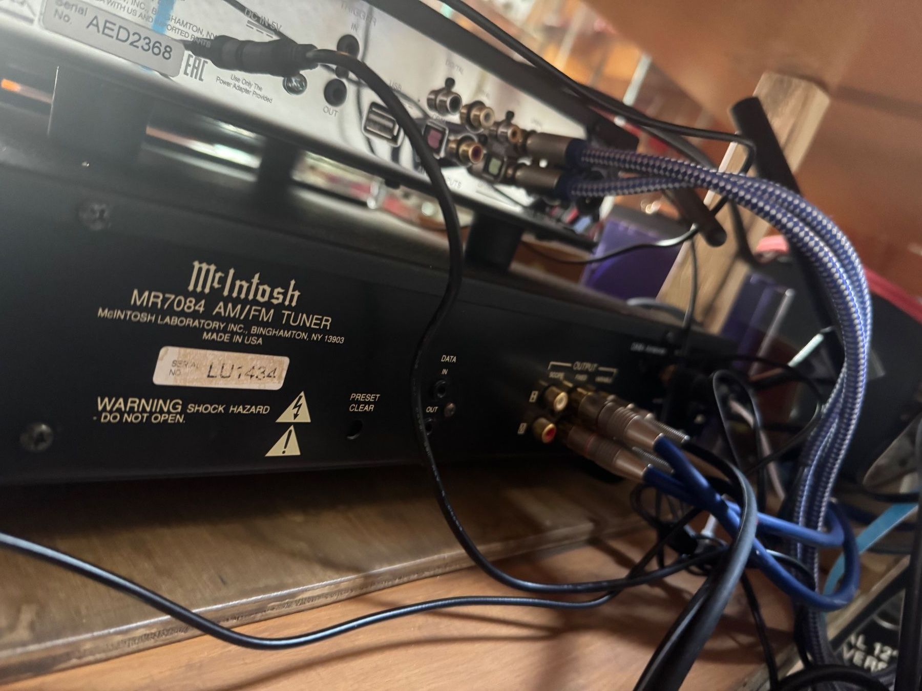 McIntosh Radio: McIntosh MR7084 AM/FM/mit integriertem Tuner DAB+ mit FB – Usato da Killwangen venduto da Pegilu 8