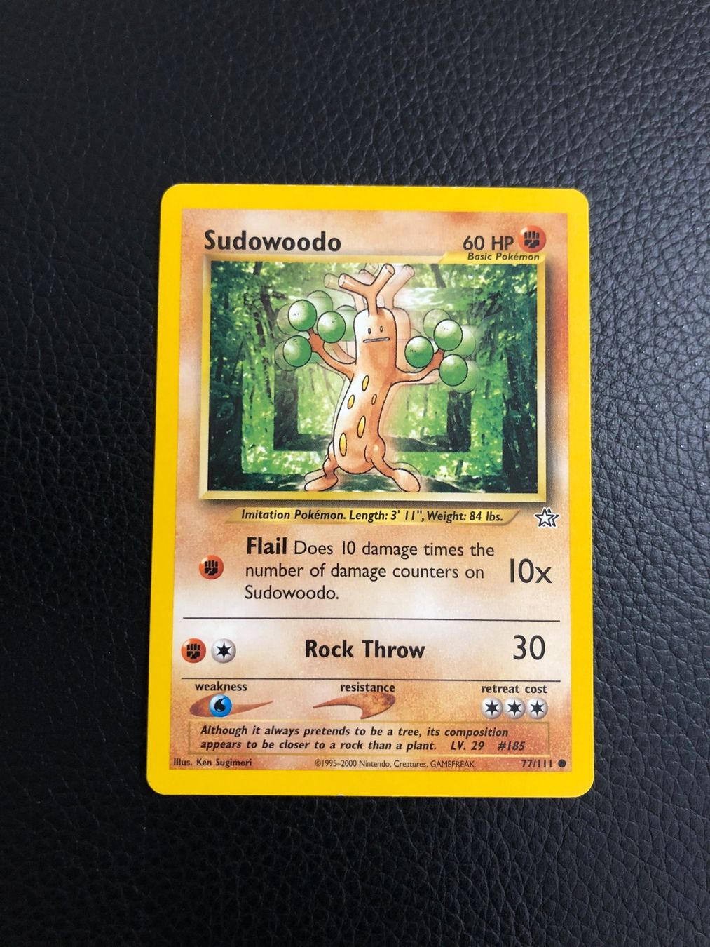Pokémon Sammelbilder & Trading cards: Neo Genesis Sudowoodo 77/111 Ab 1 – Gebraucht aus Paradiso von Pkmn10
