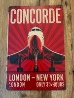 CONCORDE - London - New York in 3.75 Hours - 20x30 CM / neu!