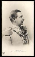 Foto-AK Porträt Fürst Günther von Sch