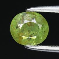 100% Echt! 0.82ct Natur Demantoid Grün Naturedelstein