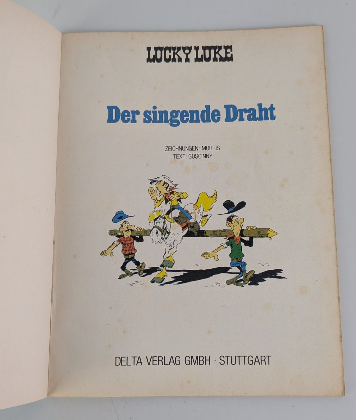 Comics: Lucky Luke - Der singende Draht, Comic, Band 18, 1977 – Gebraucht aus Zürich von 1.Simon 3