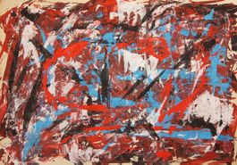 Gemälde auf Papier: Abstrakt V