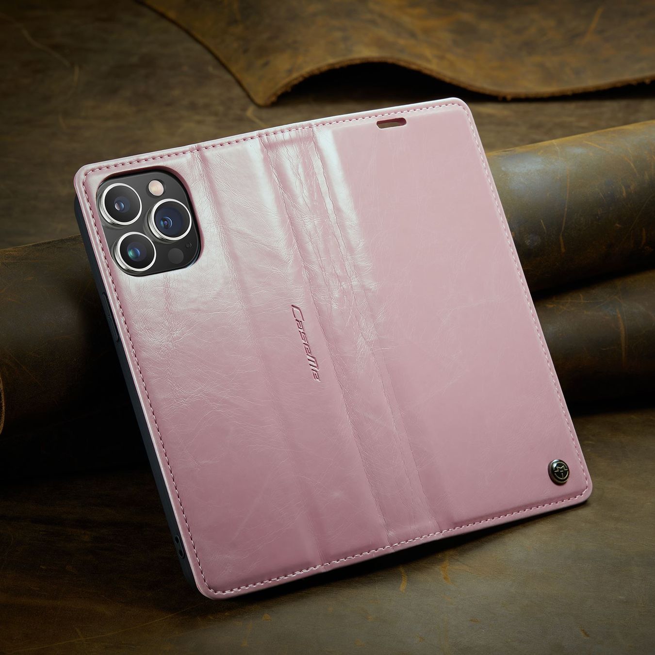 Cover & Protezioni schermo: CaseMe iPhone 14 Pro Leder Luxus Case – Nuovo e nell'imballaggio originale da Zürich venduto da Store-247 3