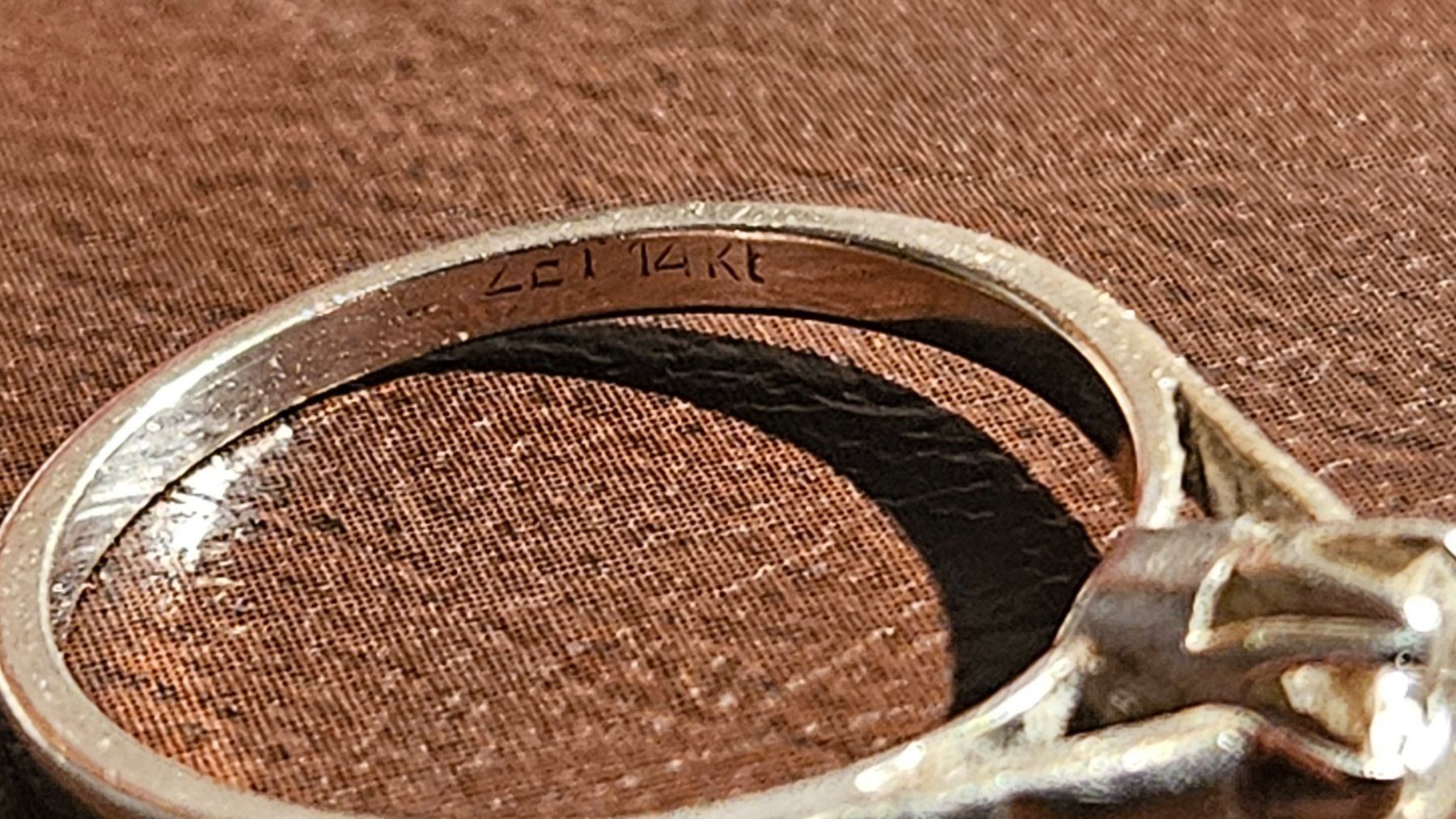 Anelli: Solitairering 585er mit 0,28ct Brillanten – Usato da Belp venduto da Ginus85 2