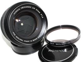 KONICA HEXANON AR 1.4 / 50 mm + Filter