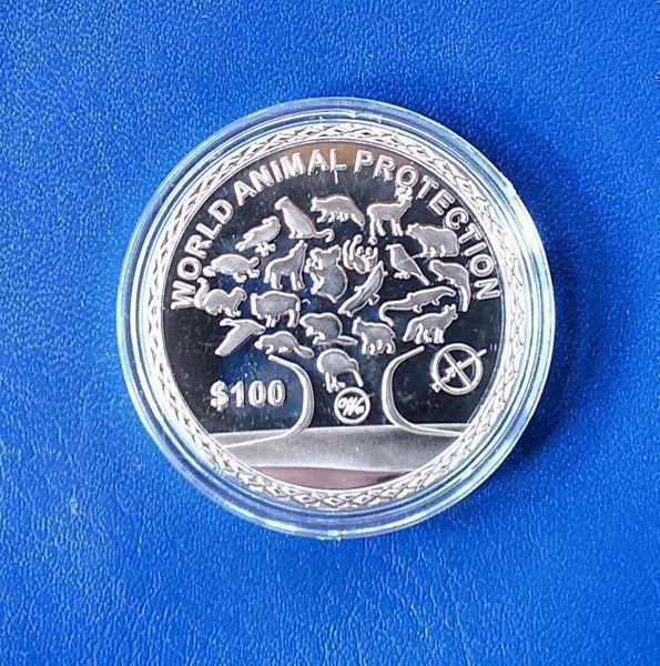 Alle Münzen: Gefährdete Tierarten-Kranich PP – Neu und originalverpackt aus Hittnau von stamps_and_coins 1