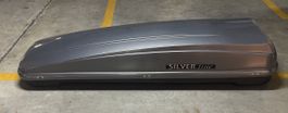 Dachbox Spazio 460 Silver Line 225x85x43cm mit Träger