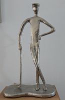 Moderne, elegante Skulptur Golfer 25cm hoch