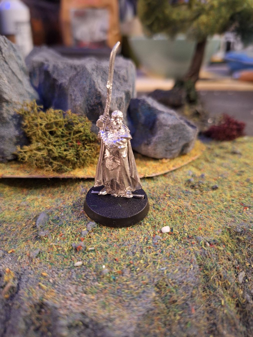 Statuette: Herr der Ringe Zinnfigur Gil-galad! – Usato da Recherswil venduto da Toby.sk55 1