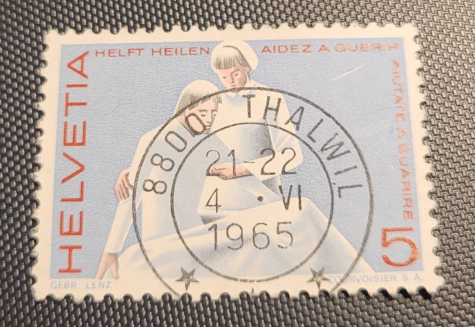 Tutti i francobolli: Vollstempel Thalwil briefmarke – Usato da St Gallen venduto da Stampsalshobby