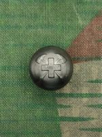 Uniformknopf für Feuerwehr, 15 mm, dunkelgrau, Schaerer