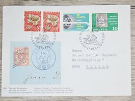 CL02 Enveloppe + Timbre Suisse 1967