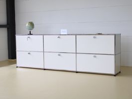 USM Sideboard in Reinweiss, Lieferung & Umbau möglich