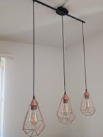 Moderne Hängelampe mit 3 Leuchten – Kupferfarben