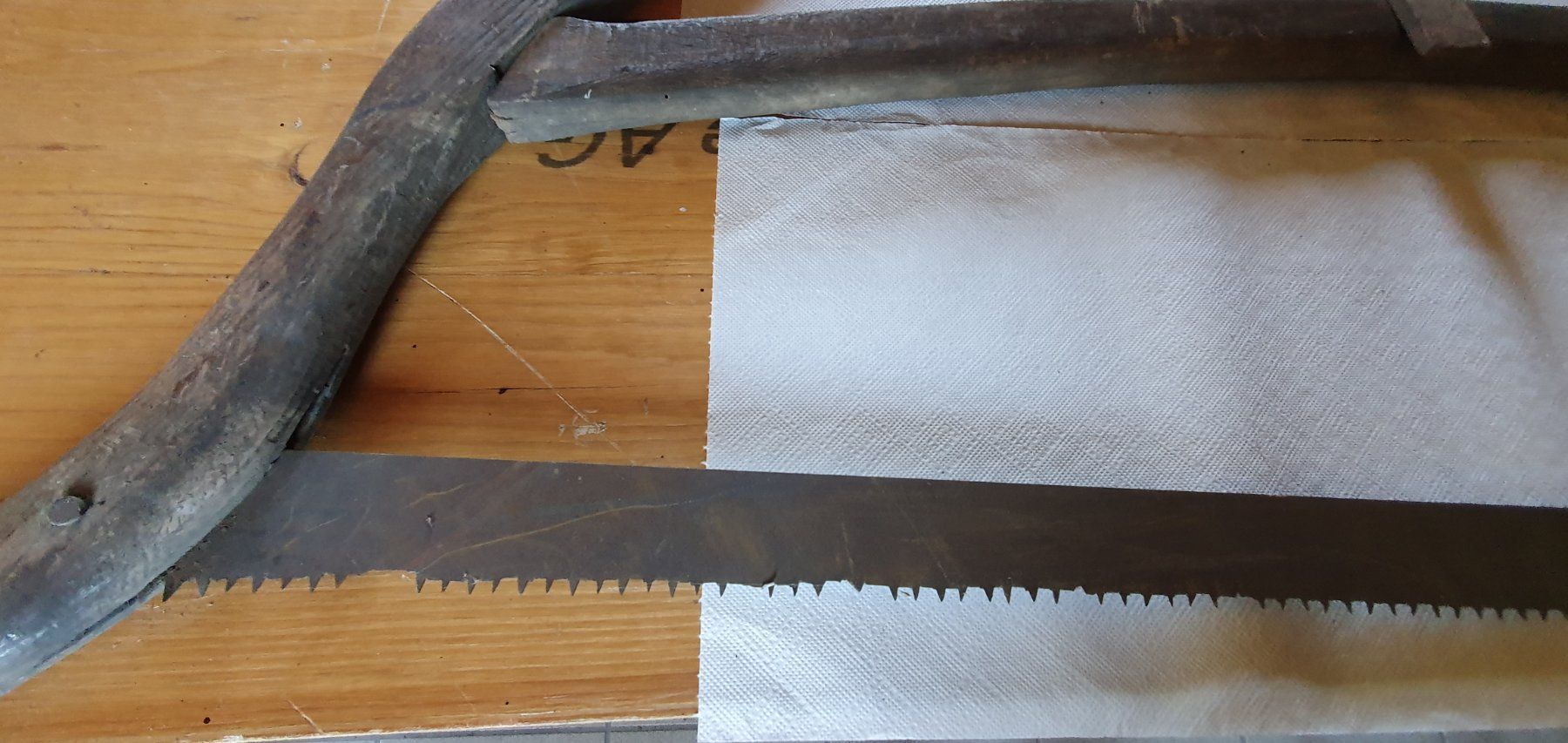 Seghe: Grande scie ancienne à bois – Usato da Moutier venduto da gvmv 5