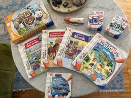 Ravensburger tiptoi Stift mit Spielen und Büchern Set