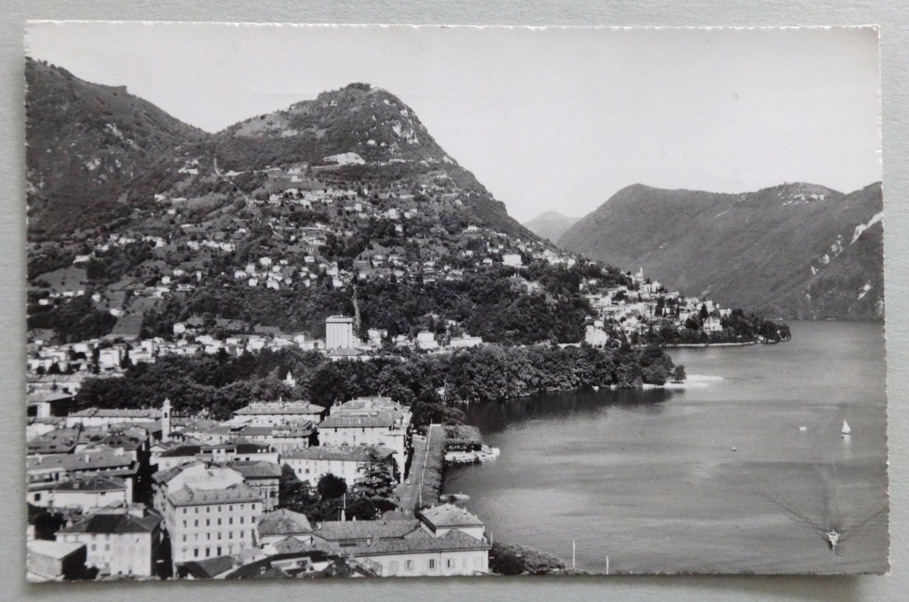 Ansichtskarten: Lugano, Monte Brè – Gebraucht aus Fétigny von Billy2miny