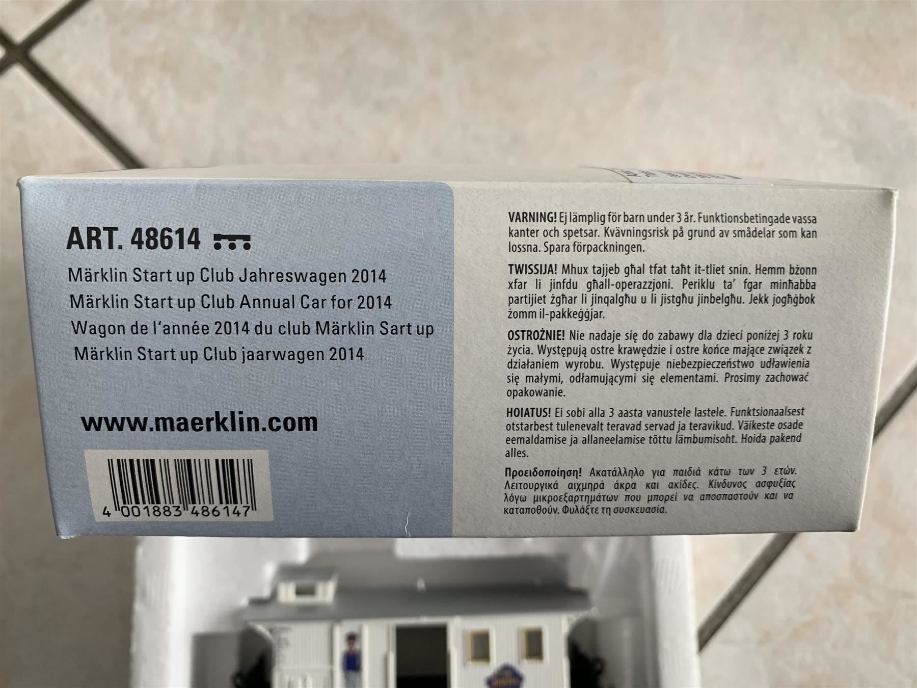 Märklin Modellini di ferrovie: Marklin 48614 Guterwagen Start up 2014 – Nuovo e nell'imballaggio originale da Hauterive NE venduto da eriamch