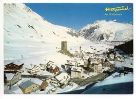 HOSPENTHAL am St. Gotthard, Auto, Stempel café turm