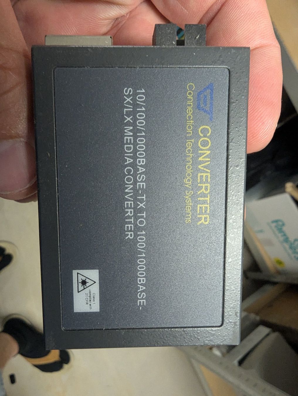 Konverter: CONVERTER MCT-3002W2A SML-10-DR Modem Glasfaser – Gebraucht aus Uzwil von Lfrey 1