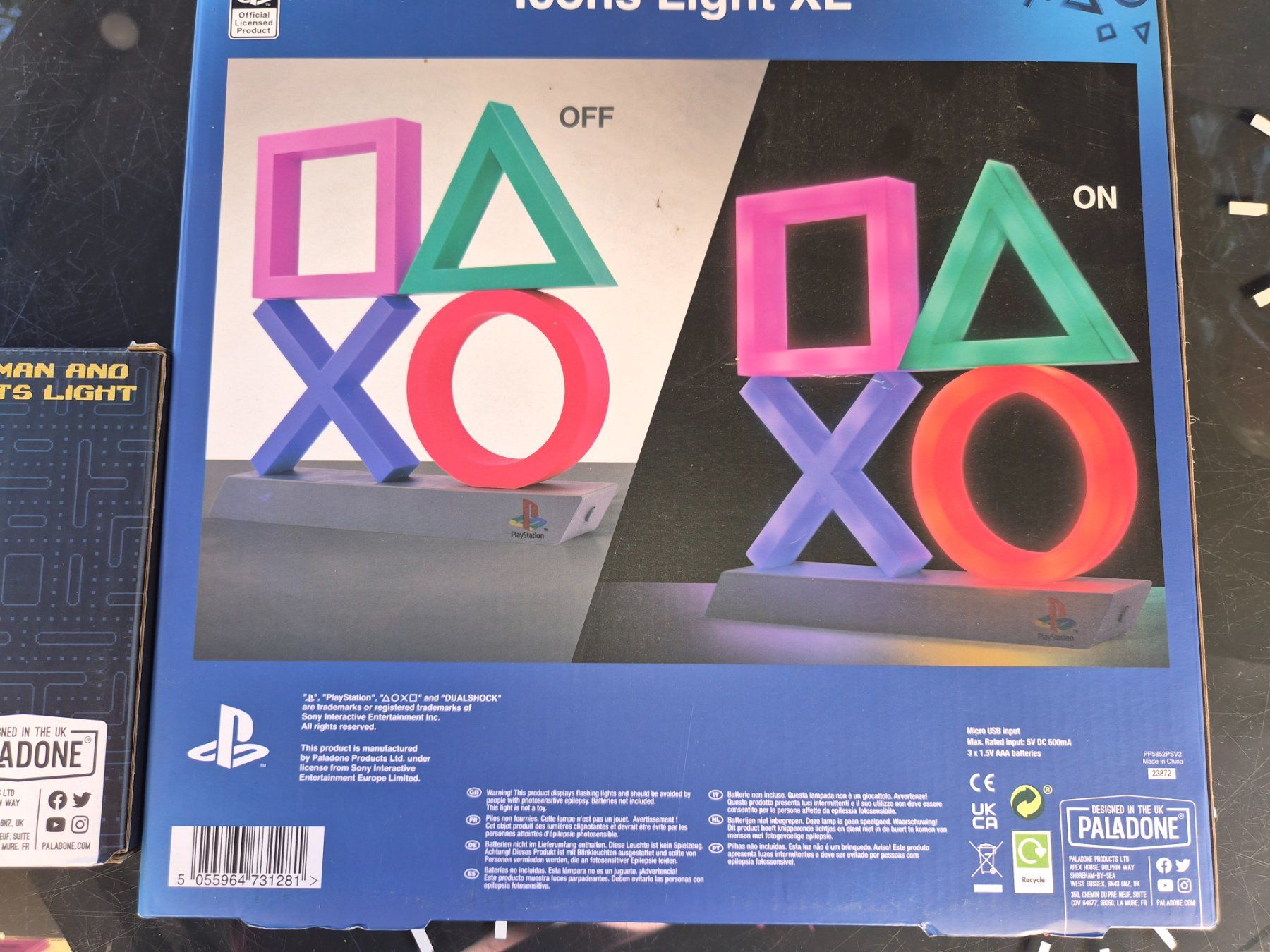 Lampen: Lampe déco PlayStation et pac man – Neu und originalverpackt aus Bévilard von CHUCKMAVIS 2