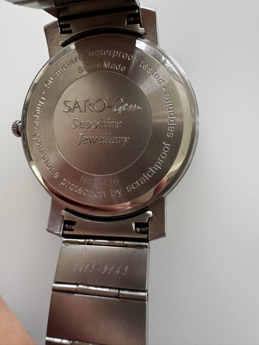 Orologi: Saphir-Schmuckuhr von Saro-Gem – Usato da Bäriswil BE venduto da Lot01 4
