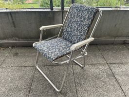 Chaise de Camping Pliante Vintage