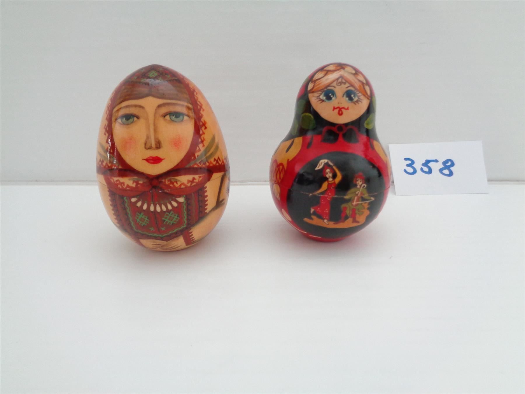 Figuren: 2 einzelne Matroschka-Babuschka – Gebraucht aus Chur von omonia