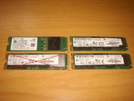 1 stück 256gb m.2 nvme ssd. Getestet.