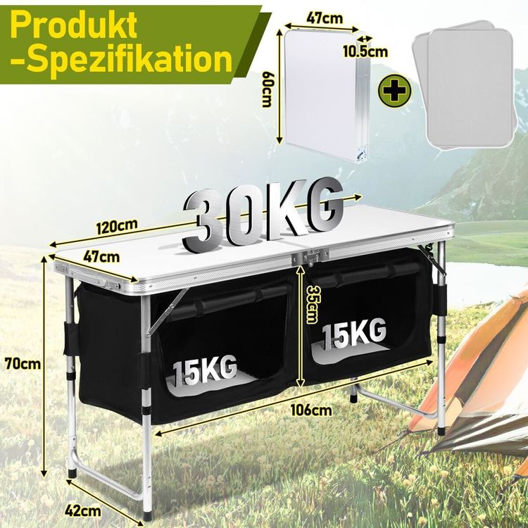 Kochen, Essen & Trinken: Campingküche faltbar Alu 2 Fächer Campi… – Neu und originalverpackt aus Schaffhausen von VendemosSchweiz 5