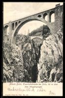 AK Solis, Albula-Bahn, Eisenbahnbrücke
