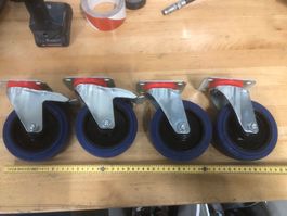 Schwerlast Rollen Räder Schwerlastrollen 125 mm Lenkrollen