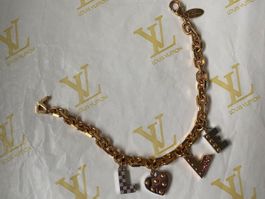RARITÄT - stilvolle LOUIS VUITTON LOVE Armkette, 20cm