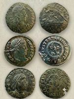 Lot 3 Monnaies Romaines - Constance II, Constantin & Gratien